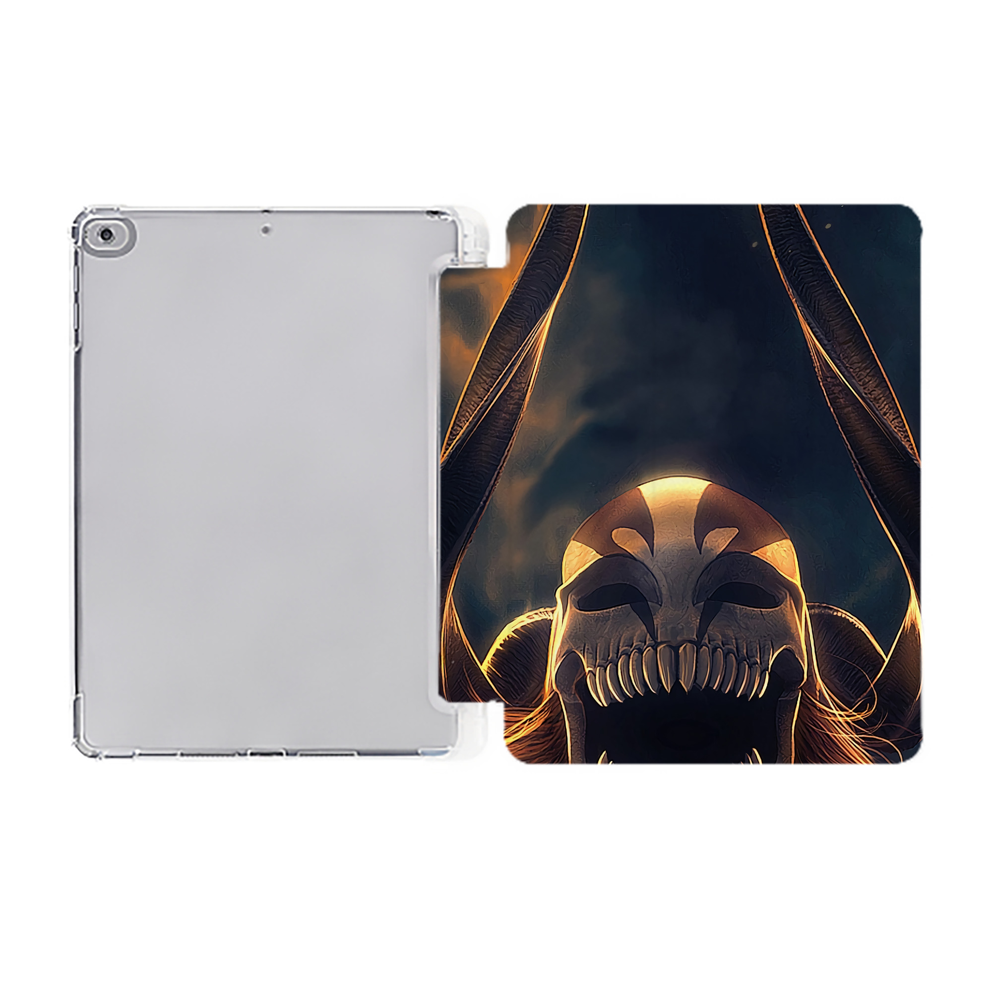 （画像用） ブリーチ BLEACH IPad ケース ペン収納付き 三つ折りスタンド PUレザー×シリコン 対応機種9.5/10.5/10.9インチ